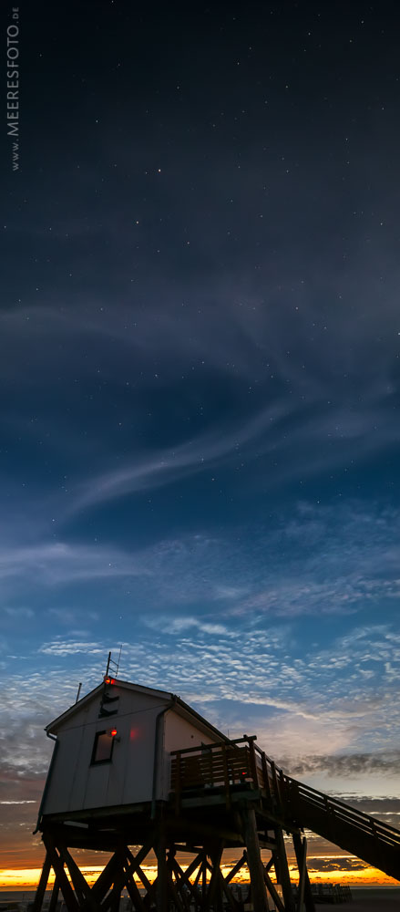 Abendsterne und Wolkenschleier