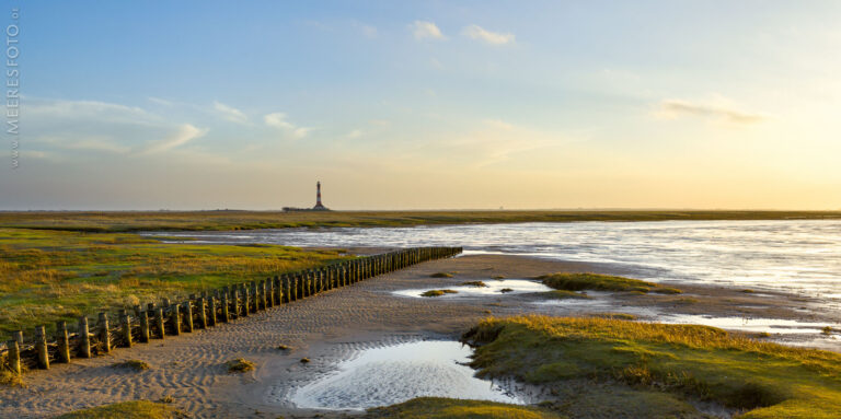 Westerhever im Abendlicht