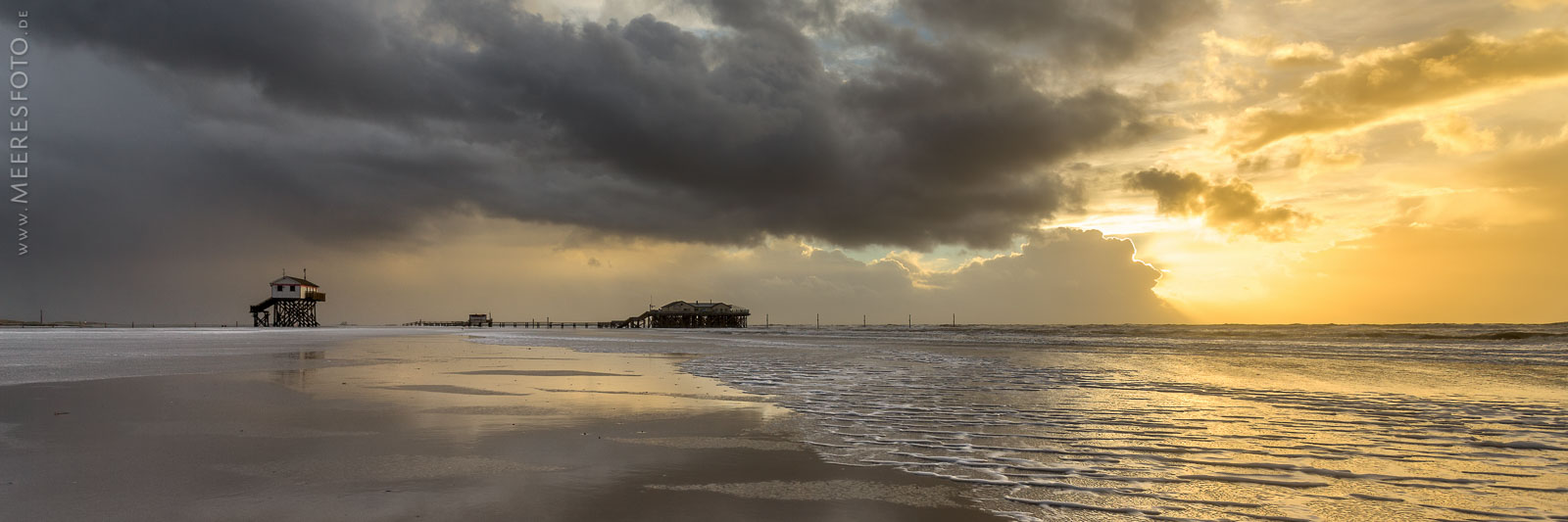 Sturmwolken im Abendlicht